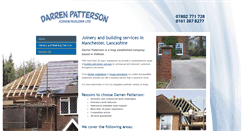 Desktop Screenshot of darrenpatterson-builder.co.uk